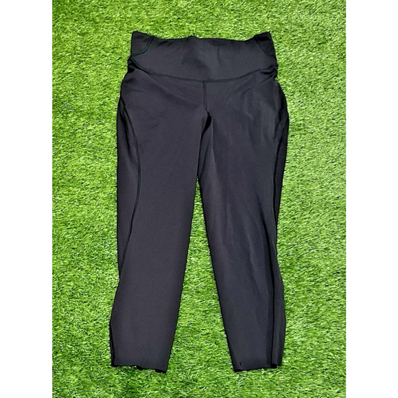 Lululemon Base Pace High-Rise Crop 23" Size 8 Black - Picture 1 of 8